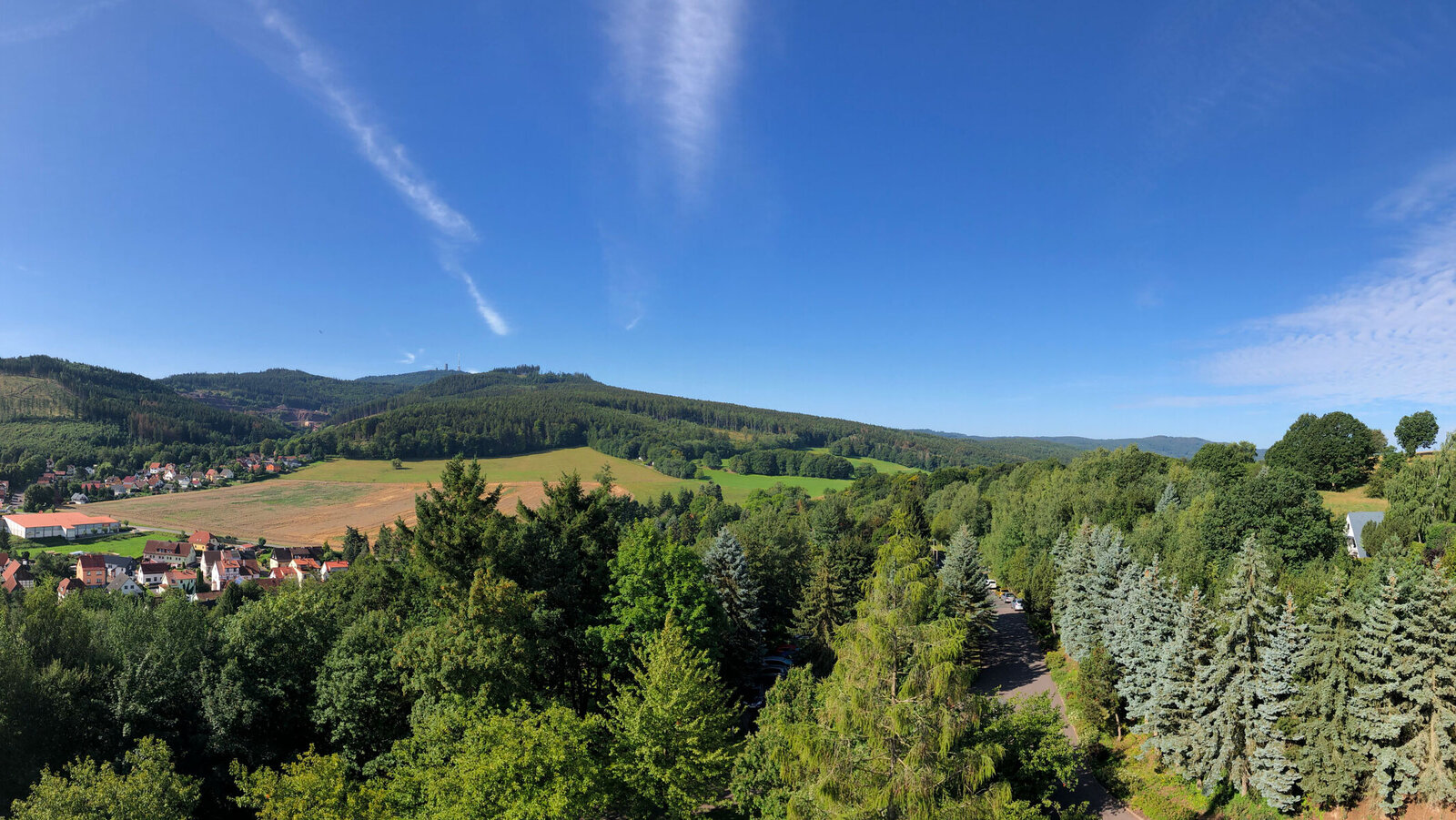 Panoramaansicht Thüringer Wald