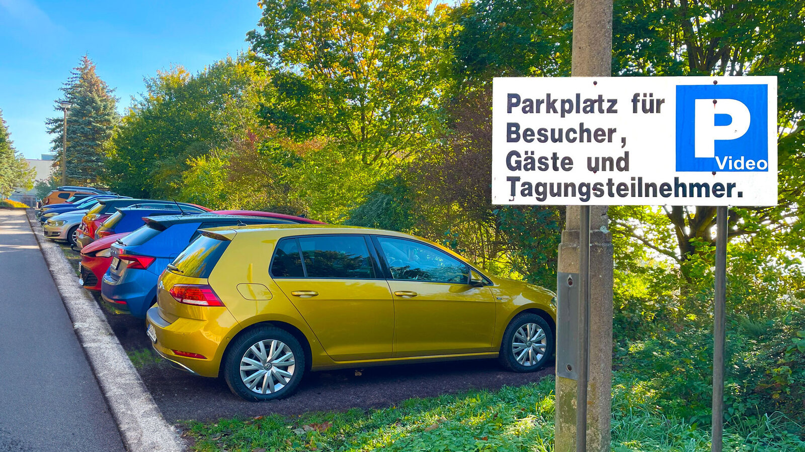 Parkplatz Inselsberg Klinik